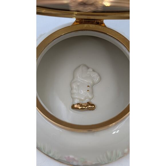 LENOX DISNEY Sneezy Porcelain Treasure Box - 24 Carat Gold Trim - Picture 12 of 14
